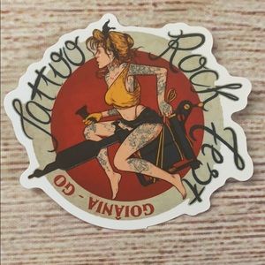 Hippie sticker matte finish brand new.